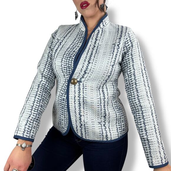 New with tags TRIMDIN Artisan crafted reversible tie-dye jacket - Picture 16 of 17